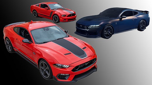 Boss 302 vs Mach 1 vs Dark Horse - Exploring the Coyote V8 Era's Best 5.0 Liter Mustangs - Ford-Trucks.com
