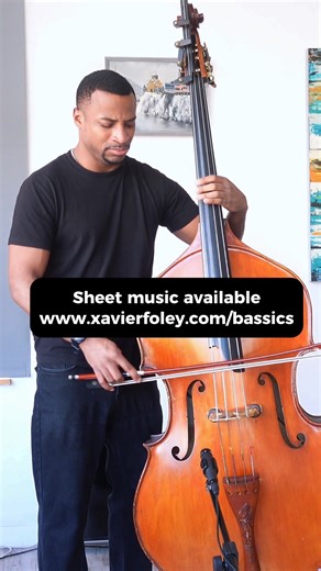 Xavier Foley on Instagram: "Playing BASSics No. 6 “Morning” now available. I’ve added three new pieces that are simple, engaging, and easy to learn. The Double BASSic Book now has eight pieces you can enjoy! Download now and get instant PDF access (link in bio)"