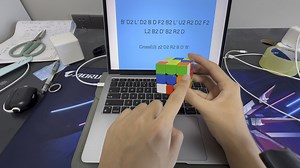 【三阶sub7实例】4标态 跳p？！40步复原魔方！丨实例群复盘三速