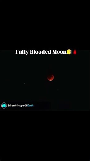 Fully Blooded Moon 🌖🩸 #bloodmoon #lunareclipse2025 #bloodmoon2025 #trending #moonlovers