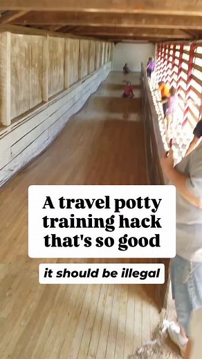 This travel potty training hack should be illegal… it will make your life THAT much easier. 🙌 If you’re in the middle of potty training and feeling stuck at home because you’re nervous about accidents or unsure what the bathroom situation will be like out in the wild—this is for you. 👀 Here it is: Keep a travel potty in your car. Seriously. It’s one of the best investments you can make during potty training. If you already knew this, keep reading for some bonus tips on how to make the most of 