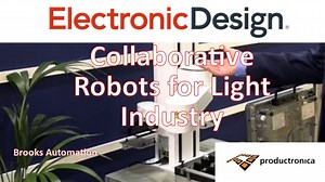 A Collaborative Robot from Brooks Automation at productronica
