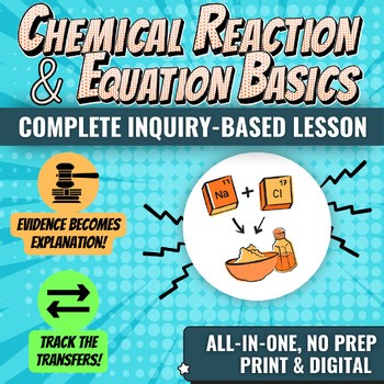 Chemical Reactions & Equations Inquiry-Based Chemistry Lesson w/ Virtual Lab 