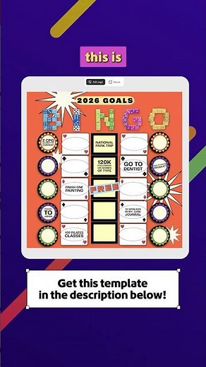 What's on your 2026 Bingo Card? ✨🎲