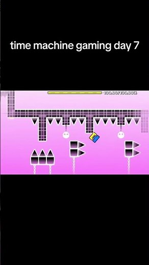 time machine gaming day 7 #timemachinegaming #timemachine #geometrydash | og level id is 143054206