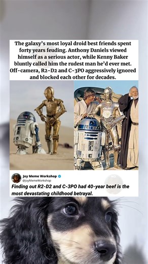 R2-D2 vs C-3PO: The Devastating 40-Year Star Wars Feud #memes #funny #movies