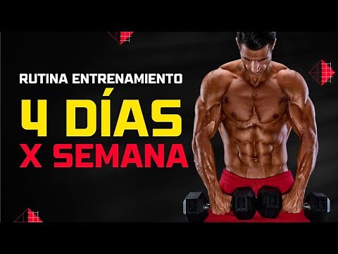 💪 4-DAY ROUTINE TO GAIN MUSCLE MASS | ESC (Complete Weekly Workout)