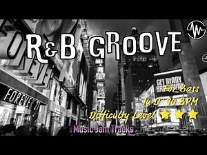 R&B Groove Jam for【Bass】 BPM90 | No Bass Backing Track