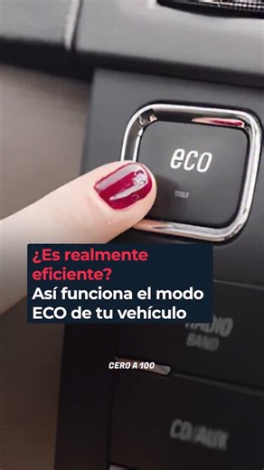 ¿Lo sabías? ⛽🌍 El modo ECO sí puede ofrecer un ahorro real, pero limitado y sujeto a las condiciones del camino. ✅ | De Cero a 100 MX