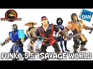 Funko Mortal Kombat X 5.5" Savage World Action Figures Video Review