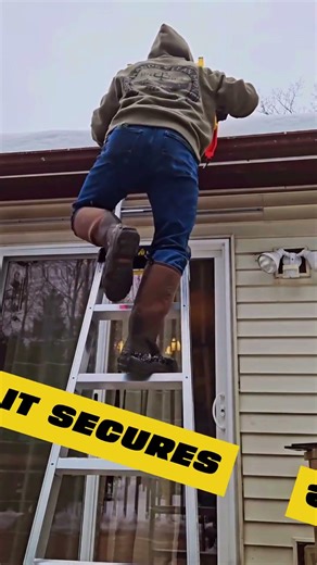 Stay safe with this ladder grip trick