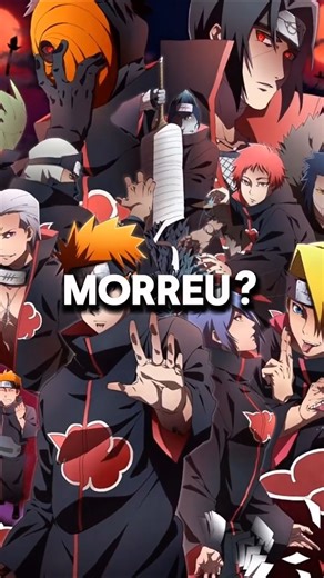 IDADE QUE CADA MEMBRO DA AKATSUKI MORREU #akatsuki #narutoshippuden #nagato #deidara #itachi #hidan