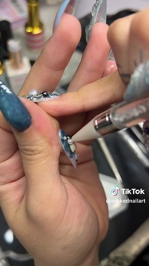 Siren Inspired Nail Art: Mermaid and Gothic Styles