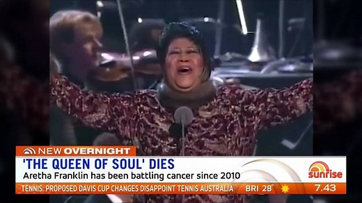 Here’s a look back on the incredible life, career and legacy of the Queen of Soul. RIP Aretha Franklin. | Sunrise