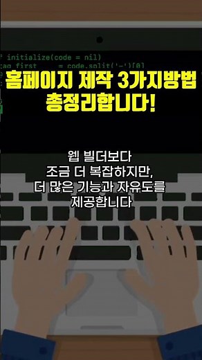 홈페이지 제작의 3가지 방법: 초보자부터 전문가까지 완벽 가이드