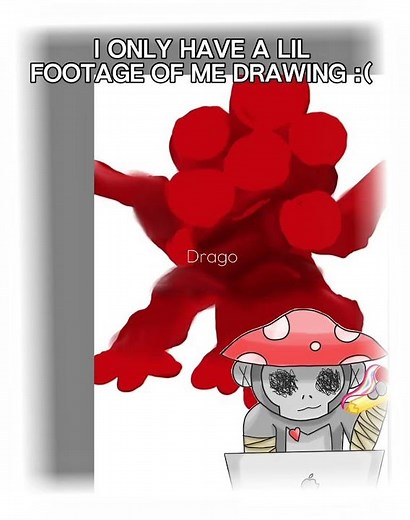 Drawing ERR0R from scary baboon! #drawing #fyp #fypシ #trending