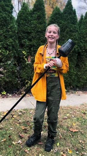 My little survivor complete with a freshly broken hand. Nothing could stop her from trick or treating though. #halloween #diyhalloween #survivor47