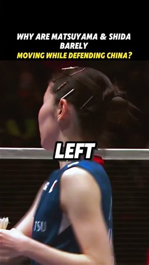 🏸Why are Matsuyama & Shida barely moving while defending China? #badminton #shuttlesmash