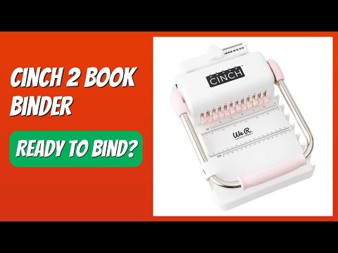 REVIEW (2025): Cinch 2 Book Binder. Features.