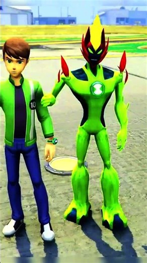 Ben 10 Alien X Scares The Avengers In GTA 5! Epic Crossover! #GTA5Mods #Ben10