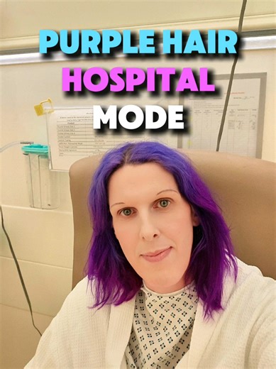 Nurse team loving my hair after surgery. Be smiling as I'm spreading joy. That and I'm also like Tigger 🐯 from Winnie the Pooh after General anesthetic. 💜✨ #Recover #Nurses #Surgery #SharingJoy #TransJoyRebellion