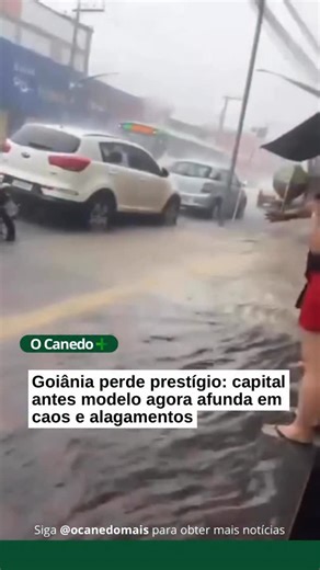 O Canedo + on Instagram: "✅ Siga @ocanedomais Goiânia, que já era referência nacional por sua organização urbana, mobilidade eficiente e por não enfrentar grandes problemas com enchentes, hoje enfrenta um cenário de descaso e caos. Alagamentos se espalham por diversos bairros, congestionamentos se tornam rotina e a sensação de abandono toma conta da população. Enquanto os cidadãos sofrem com ruas inundadas e transtornos diários, a Prefeitura parece mais preocupada em criar comitês de crise do qu