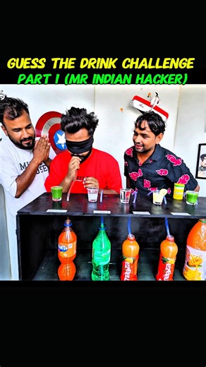 guess the drink challenge all team (Mr Indian Hacker) #mrindianhackernewvideo