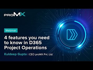 4 features you need to know in D365 Project Operations