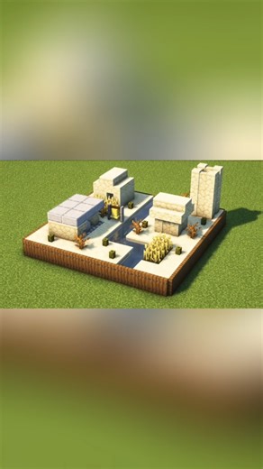 Minecraft Mini Desert Biome | Creative Build Shorts 🏜️