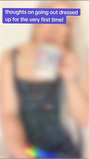 what to do if you're wanting to go out dressed up for the first time and don't have any makeup or clothes or wigs to wear! here's what I did! #crossdressing #lgbtq #maletofemale #queer #nonbinary #genderfluid