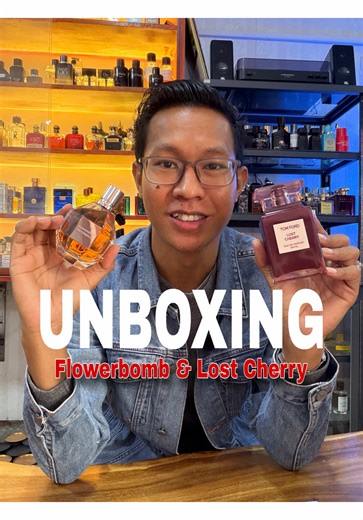 Tom Ford Lost Cherry နဲ့ V & R Flowerbomb ရေမွှေးတွေ ဖောက်ကြည့်ရအောင် 😊🤗 #smart #perfume #unboxing #tiktokfragrance #lostcherry
