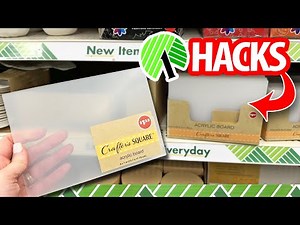 🔥DON'T walk past this DOLLAR TREE item again! NEVER SEEN BEFORE acrylic board DIYs & HACKS!