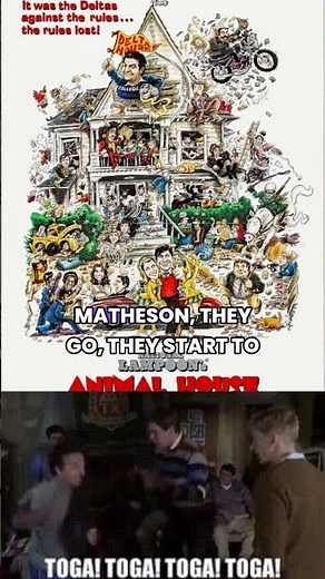 "Toga!" Chant In Animal House #shorts #belushi