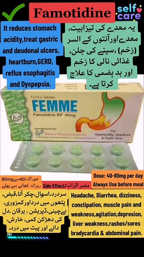 Uses of Famotidine Tablets for Stomach Issues