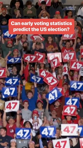 23K views · 53 reactions | Here's how early voting statistics have shifted compared to the 2020 #election. #politics #vote | Insider | Facebook