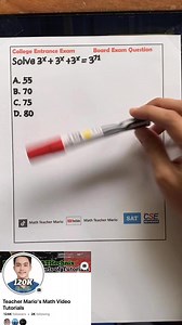 Exponential Equation (Algebra Review)‼️ #maths #CSEReview #LETReview #mathreview #SAT #mathtutor #virals #viralpost2025シ | Math Teacher Mario