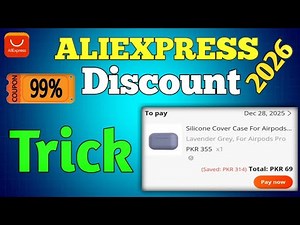 AliExpress Discount Coupon Trick 2026 | Aliexpress new user coupon trick 2026 #2026