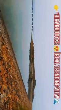 😱 Hirakud Dam Dyke Water Power 💧 Massive Flow You Can’t Imagine 🔥 #shorts