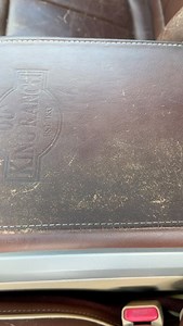 Got a King Ranch with cracked or peeling seats? We build OEM-style genuine leather replacement covers ready to install. Send us your year trim for a quote. #F150 #FordF150 #KingRanch #FordTrucks #TruckRestoration #TruckLife #TruckGuys #AmericanTrucks #FordNation #FordFamily #F150Nation #FordLife #TruckInterior #BeforeAndAfter #Transformation #richmondautoupholstery #autoupholstery #thehogring #madeinamerica | Richmond Auto Upholstery