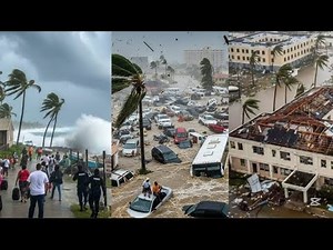Hurricane Melissa Category 5 Storm Batters Jamaica Devastating Winds, Extreme Flooding Aftermath