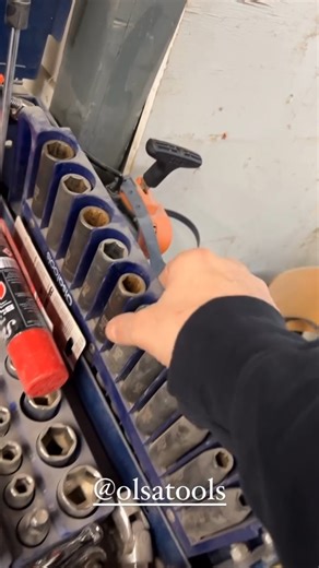 Never leave your trusty sockets behind again! 🧰 Our portable socket tray ensures your most-used sockets are always by your side! 🌟Smash like and save this post for later! 📹 @inlinepaintandbody . . . . #Olsatools #olsatoolsorganizer #toolstorage #domoredobetter #handytoolbox #toolboxtour #automechanic #carmechanic #socketset #mechaniclife #mechanicmeme #dieselmechanic #mechanics #toolboxes #torquewrench #mechanichumor #toolboxtour #toolbox #toolorganizer #mechanicmeme #mechanicproblems #tools 