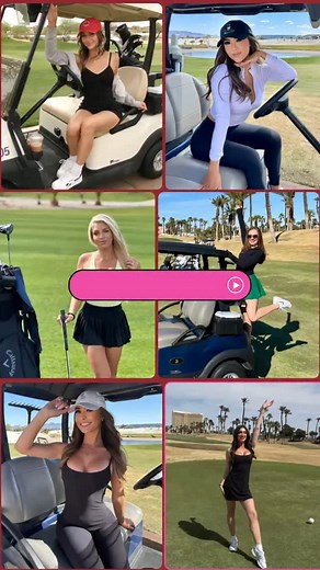 The World-Famous Platinum Tees Female Golf Caddies. “Come Play a Round with Us” ⛳️ www.ThePlatinumTees.com #PlatinumTees #GolfCaddyTeam | The Platinum Tees Golf Caddies