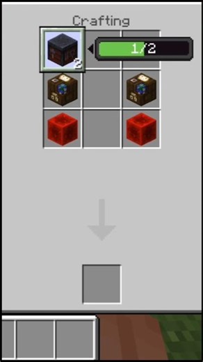 Minecraft me craft a command block #minecraft #mcpe​ #shorts​ #youtubeshorts