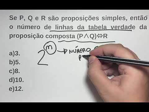 NÚMERO DE LINHAS DA TABELA VERDADE