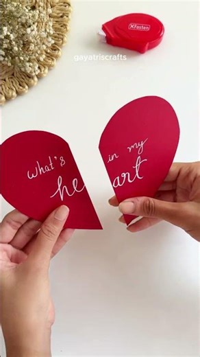 Diy Heart Pop up Card #valentinesday #valentinesdaygiftidea #valentinesgiftideas #handmadecards