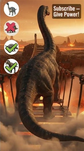 T-Rex vs Argentinosaurus vs Ankylosaurus vs Stegosaurus | The Lava Bridge Dino Challenge 🦖🔥