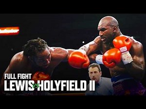 Lennox Lewis vs Evander Holyfield II | HBO 1080p | FULL FIGHT |