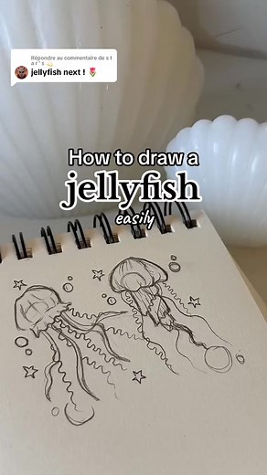 1.5K views · 48 reactions | Réponse à @s t a r ' s how to draw a jellyfish easily #drawing #jellyfish #sketch #tutorial #sea #animals #drawinganimals #drawingtuorial | SketchyCore | Facebook