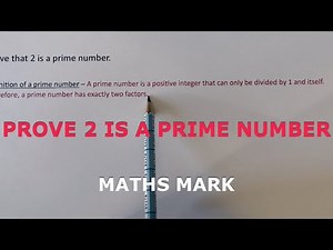 Prove That 2 Is A Prime Number