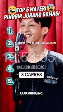 Top 5 Materi Stand Up Pinggir Jurang Di Somasi 😑